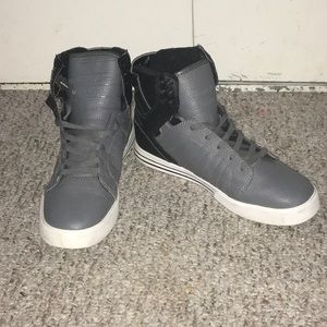 Black and Grey Sneakers